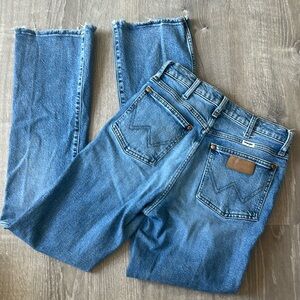 Wrangler high waisted boot cut jeans